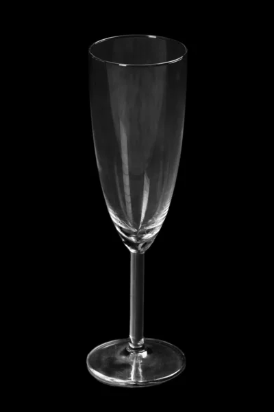 Copo de champanhe vazio — Fotografia de Stock