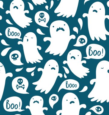 Ghost pattern clipart