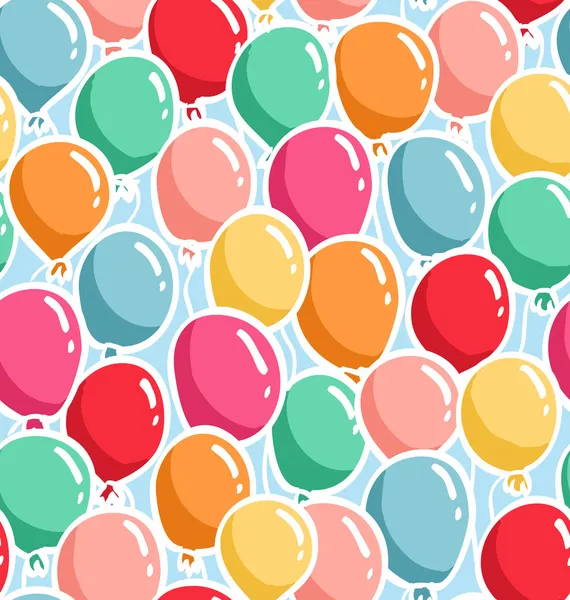 Balloons pattern — Stock Vector