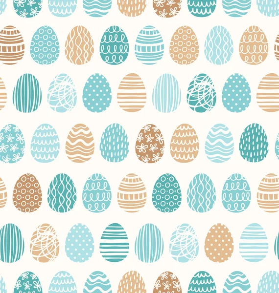 Easter eggs ornaments pattern — Stock Vector