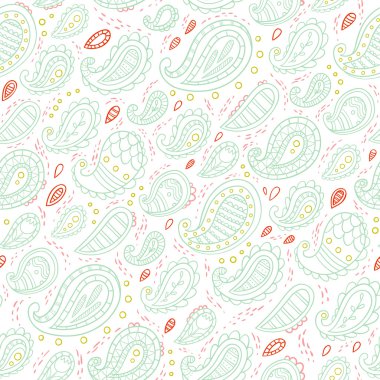 beyaz zemin üzerine desenli desen