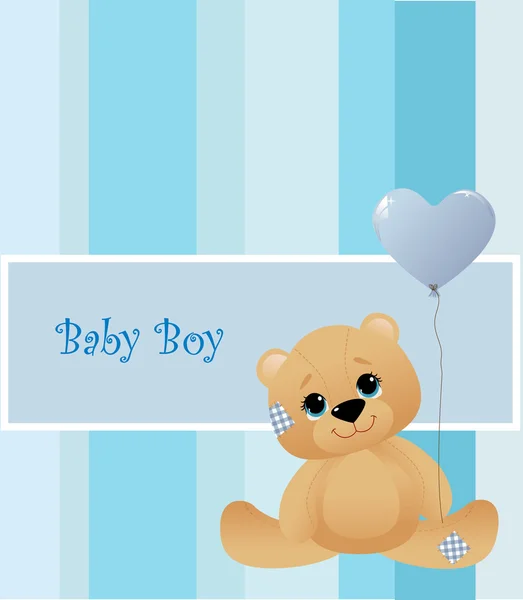 Cute baby card. vector illustration — Stock Vector