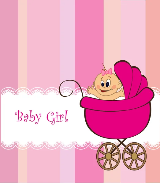 Cute baby card. vector illustration — Stock Vector