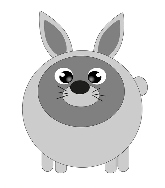 Leuke en grappige dieren. vectorillustratie — Stockvector
