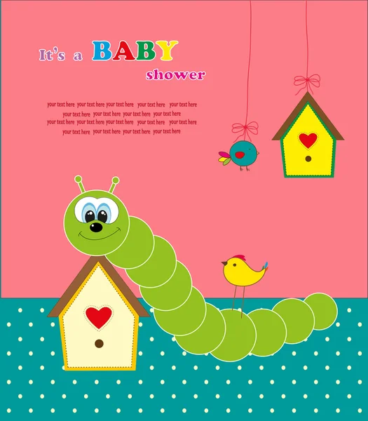 Baby shower. ilustración vectorial — Archivo Imágenes Vectoriales