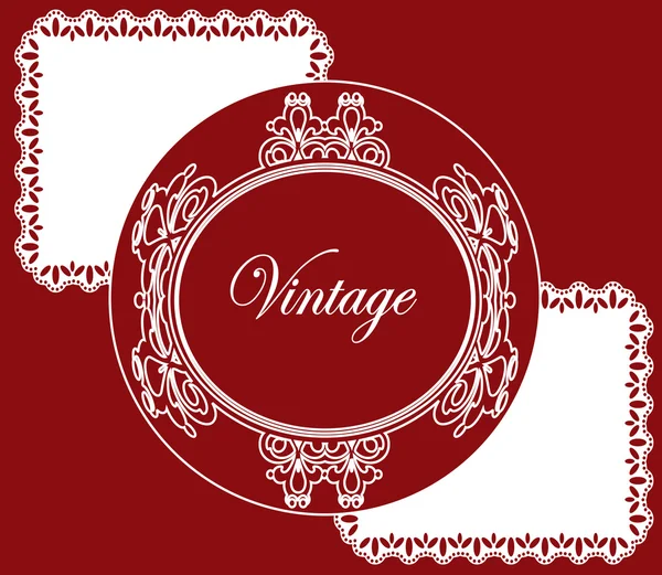 Design de cadre vintage. illustration vectorielle . — Image vectorielle