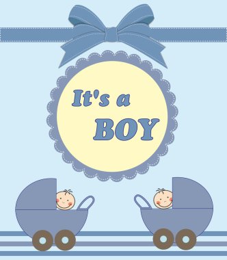 güzel bebek kartı. vektör