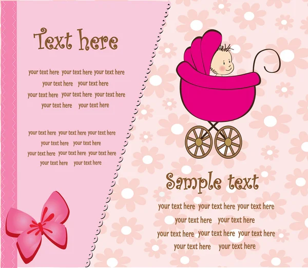 Cute baby shower design. vector illustration — Stockvector