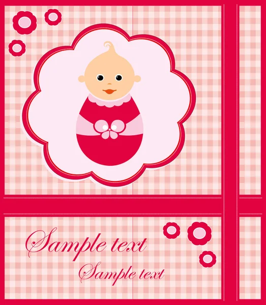Cute baby shower design. vector illustration — Stockvector