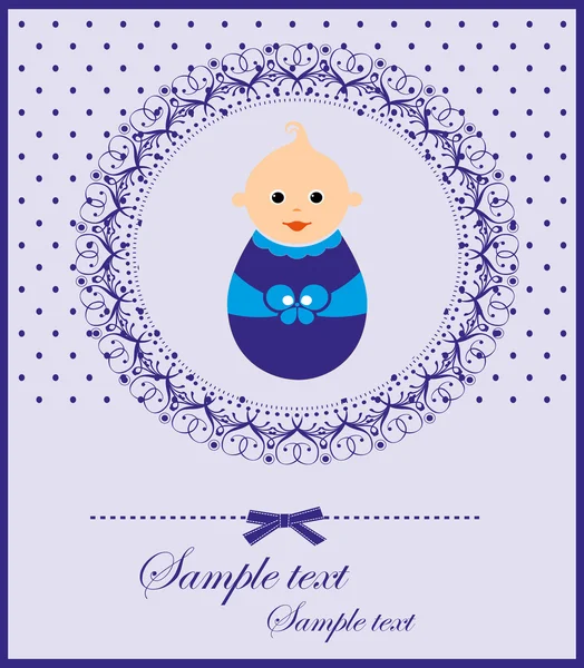Χαριτωμένο μωρό ντους σχεδιασμού. εικονογράφηση φορέας — Διανυσματικό Αρχείο