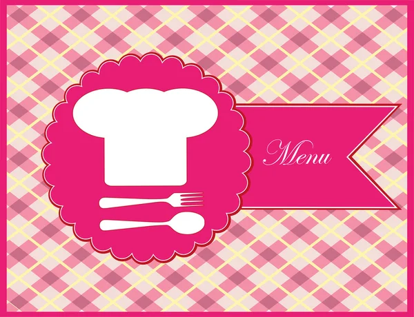 Menu cadre. illustration vectorielle — Image vectorielle