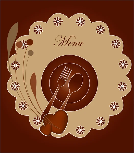 Cartes - menu. illustration vectorielle — Image vectorielle