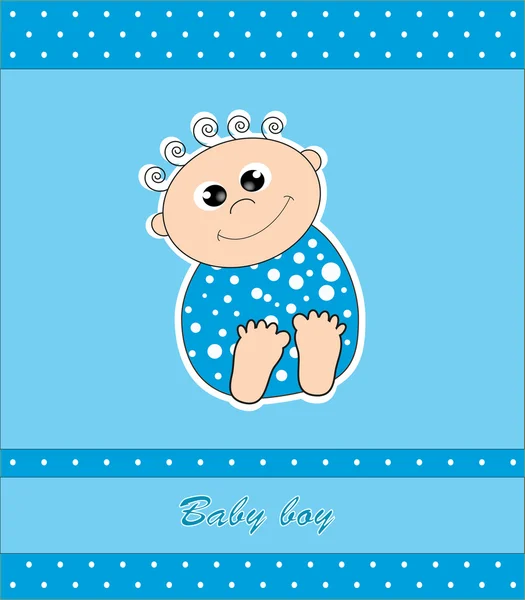 Kaart van de baby. vectorillustratie — Stockvector