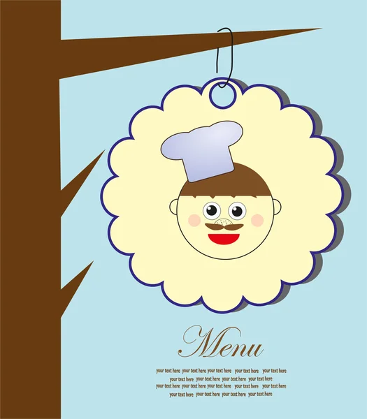 Menu cartes. illustration vectorielle — Image vectorielle