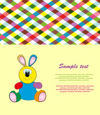 renkli hayvan. vektör çizim