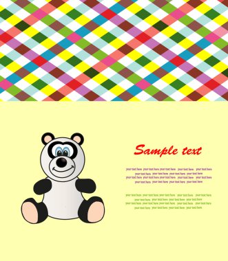 renkli hayvan. vektör çizim