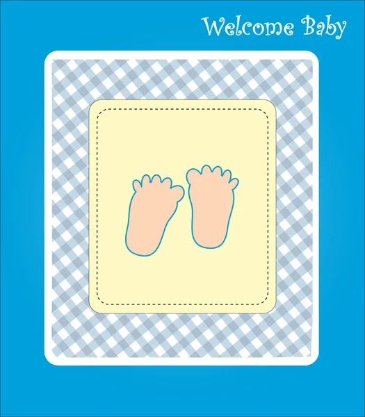 Welcome baby. vector illustration — Stock Vector