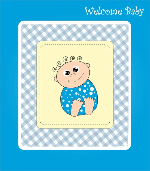 Welkom baby. vectorillustratie — Stockvector