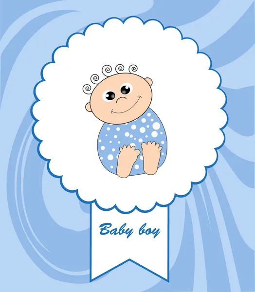 Card - baby. Vector illustration — Stock Vector