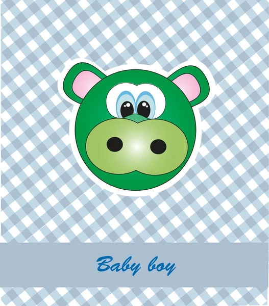 Card for baby. vector illustration — Stock Vector