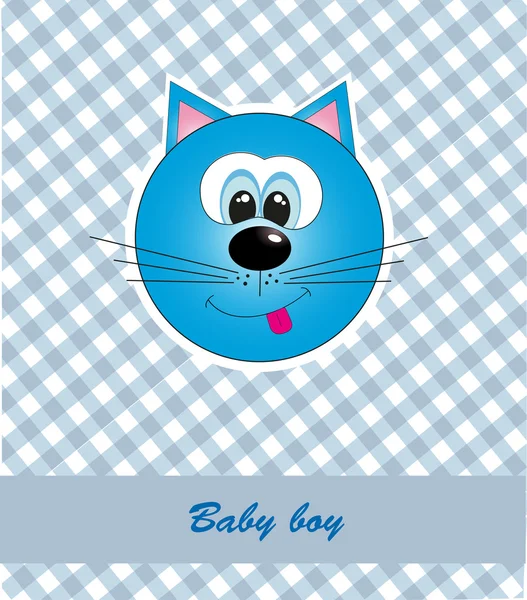 Cartão para o bebé. ilustração vetorial Ilustração De Stock