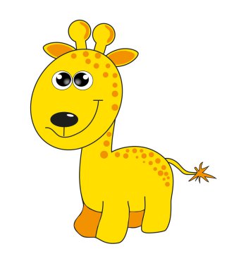 Karikatür hayvan. vektör