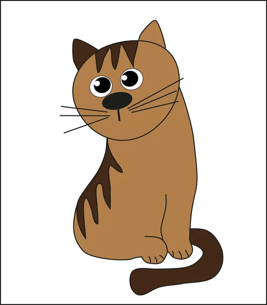 komik kedi yavrusu. vektör.