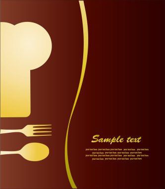 Card menüsü. vektör.