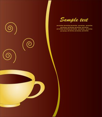 Card menüsü. vektör.