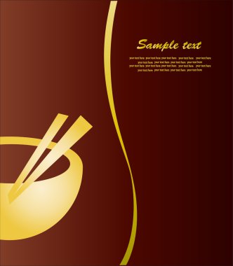 Card menüsü. vektör.