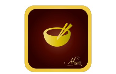 Gold card menüsü. vektör çizim