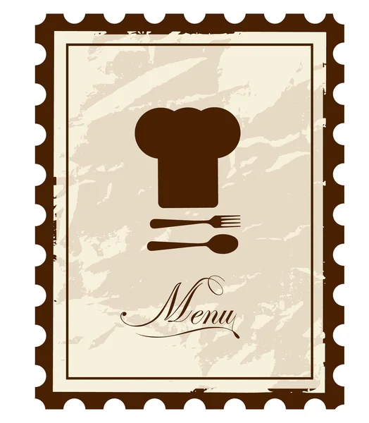 Ancienne marque - menu. Illustration vectorielle . — Image vectorielle