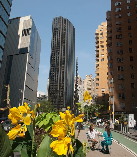 Uluslararası otel broadway, new york, usa, Ekim görünümünden koz — Stok fotoğraf