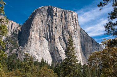 el capitan, yosemite Milli Parkı içinde bir kaya