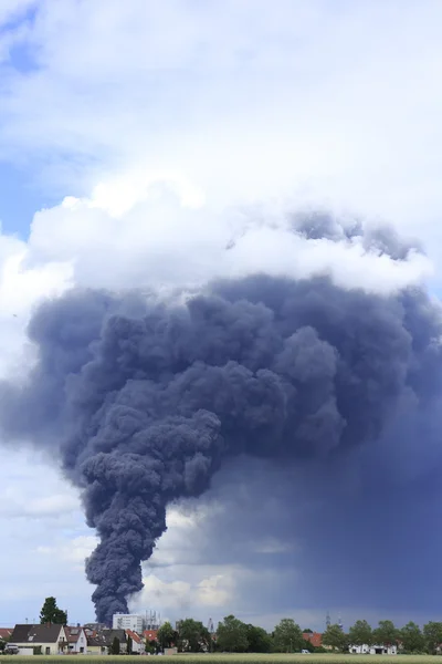 Quemadura grande Imagen de stock