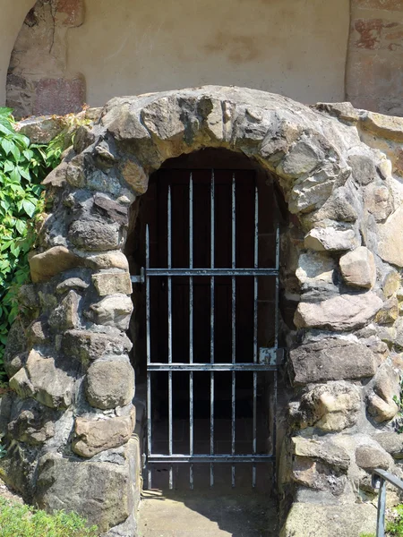 Porta de tela — Fotografia de Stock