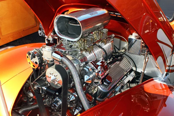 Högpresterande hot rod motor 1 — Stockfoto