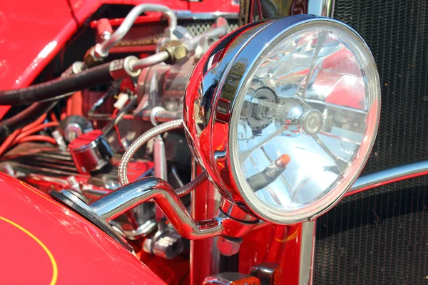 Hot rod koplamp — Stockfoto