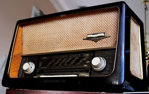 An old 1950's era Emud tube radio.