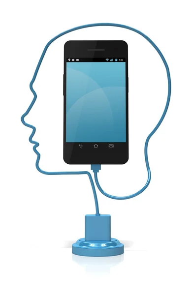 Akıllı akıllı telefon kafa