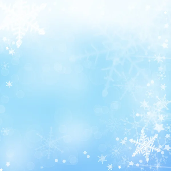 Різдвяний фон зі сніжинками Стокова Картинка
