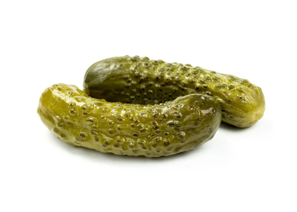 Two pickled cucumbers — Stock Photo, Image