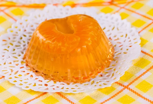 Gelatina di mandarino alla frutta — Foto Stock