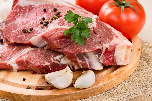 Rohes Rindfleisch — Stockfoto