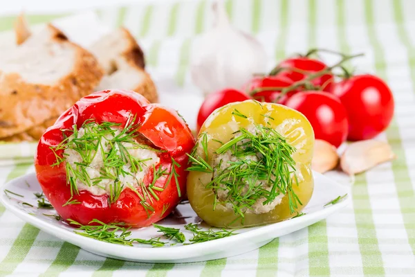 Stuffed red and green — Stock Photo, Image