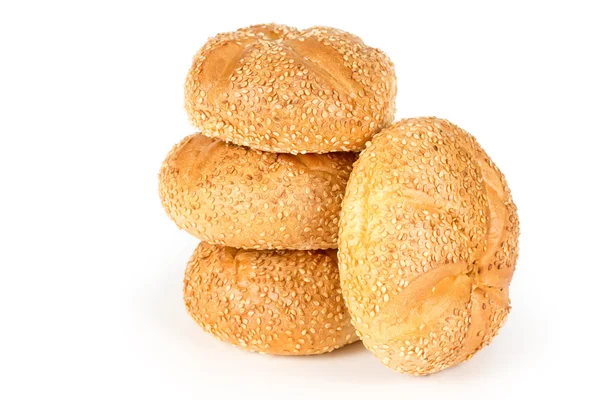 Bun with sesame seeds — Stock Photo, Image