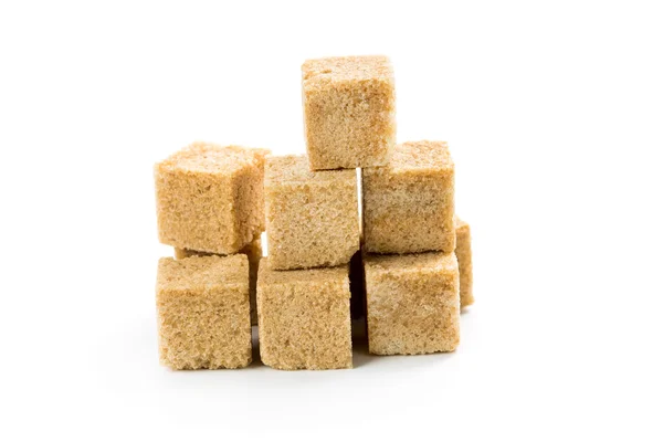 Cane sugar cubes — Stock Photo, Image