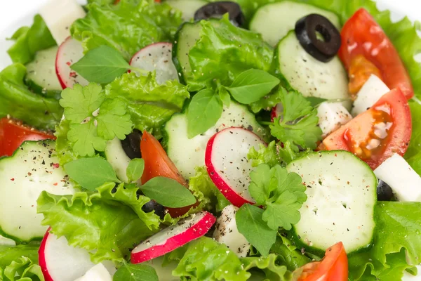 Wiosna sałatka ze świeżych warzyw — Zdjęcie stockowe