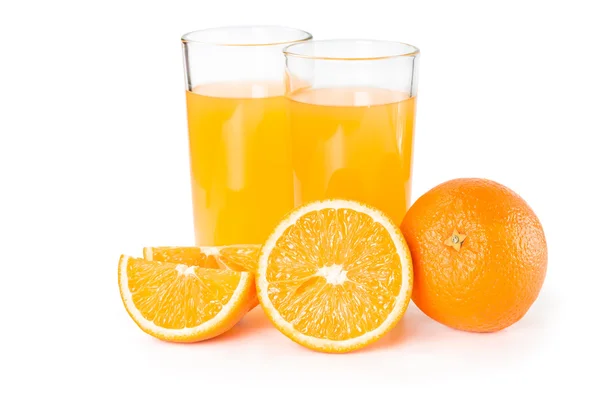 Orangensaft im Glas — Stockfoto