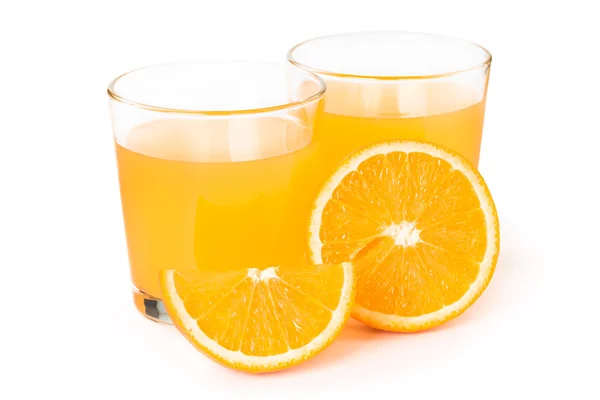 Orangensaft im Glas — Stockfoto